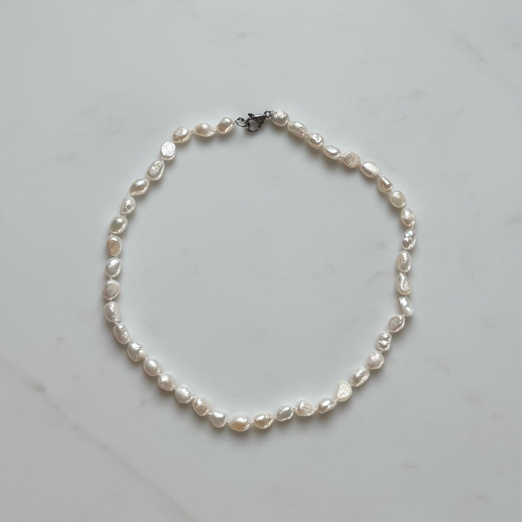 Nwot Tuckernuck Baroque Pearl Necklace 85$